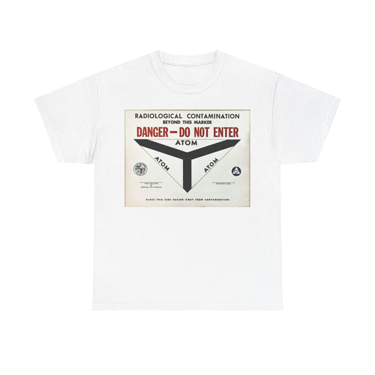 Radiological Contamination CD Sign Unisex Heavy Cotton Tee Bigger Sizes