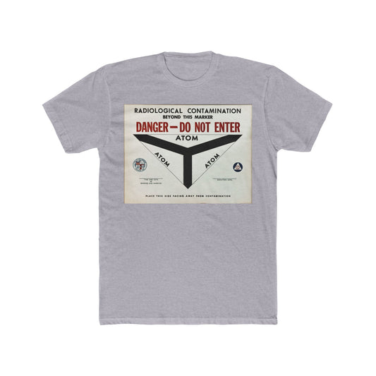 Radiological Contamination CD Sign Men's Cotton Crew Tee