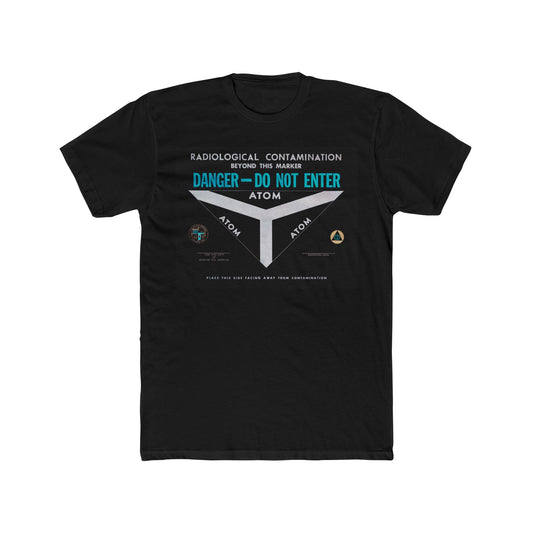 Radiological Contamination CD Sign Inverted Men's Cotton Crew Tee