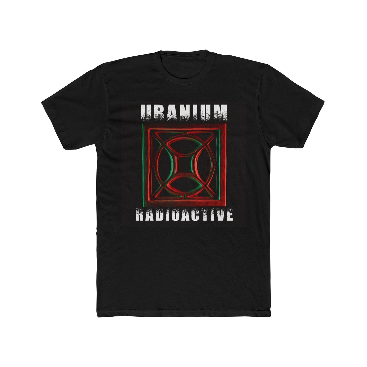 Uranium Heat Grate Text Men's Cotton Crew Tee