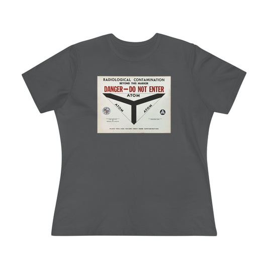 Radiological Contamination CD Sign Women's Premium Tee